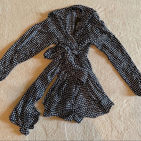 NWT The Fifth Label Romper / Jumpsuit | Polka Dot, Long sleeves, size small - Picture 7 of 9